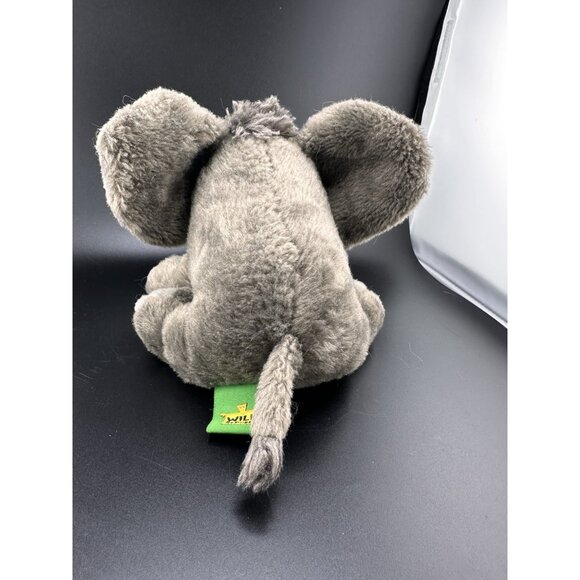 K&M Wild Republic African Gray Elephant 8" Bean Bag Plush Stuffed Animal - Picture 5 of 11